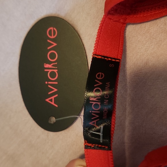 Avidlove Deep V Lingerie Lace Teddy One Piece Babydoll Mini Bodysuit - Picture 11 of 13